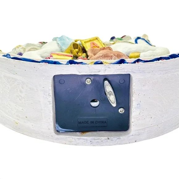 Vintage World Bazaars Inc. Rose‎ Covered Musical Rocking Horse Elegant - Picture 5 of 16